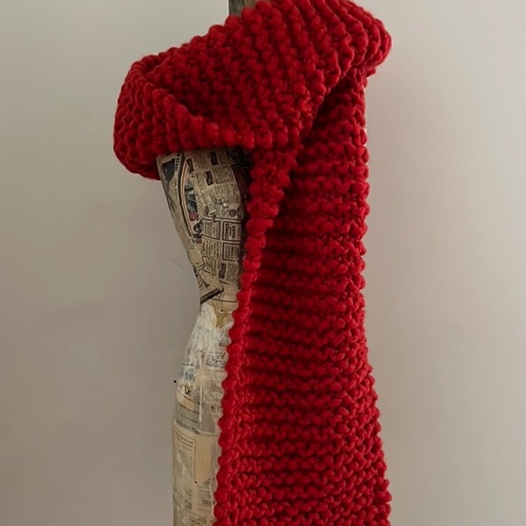 Hand knit scarf - extra long - unisex - Picture 15 of 16